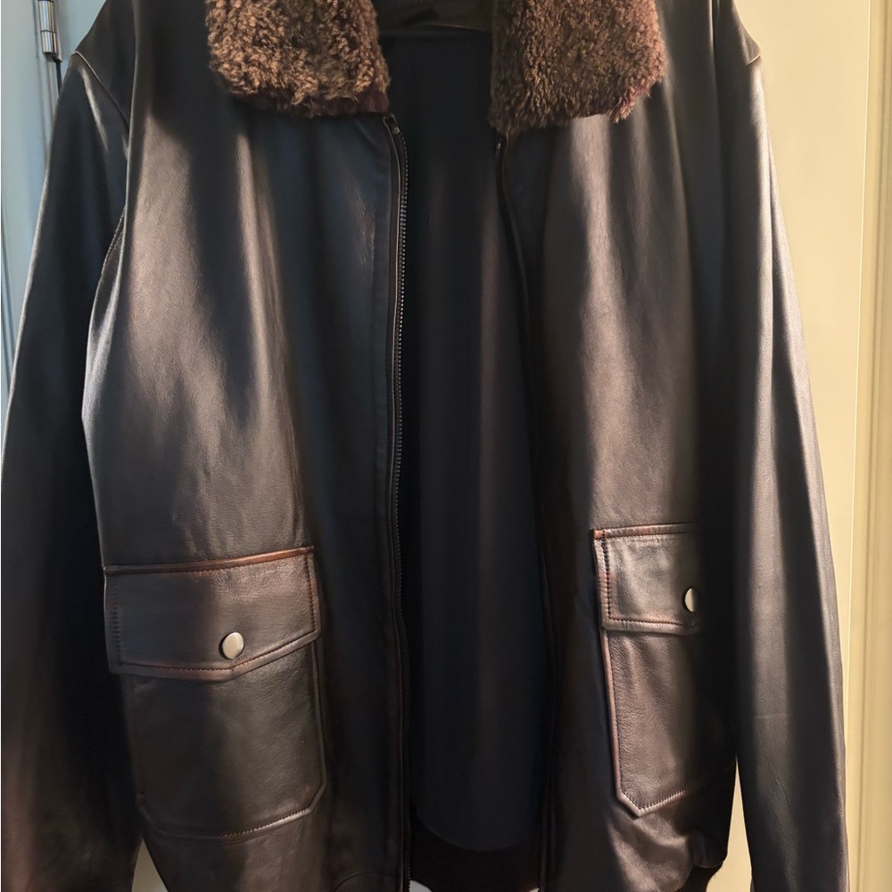 Thursday Boot Company Brown Leather Jacket